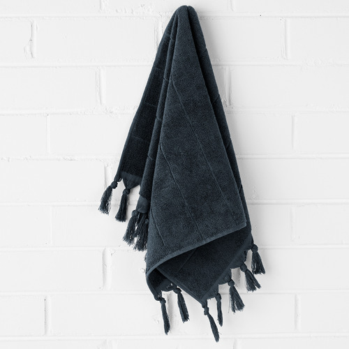 Aura By Tracie Ellis Fringed Paros 580GSM Cotton Bathroom Towels ...