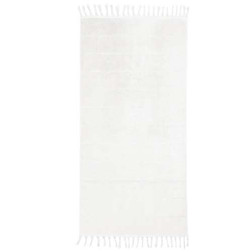 Fringed Paros 580GSM Cotton Bathroom Towels