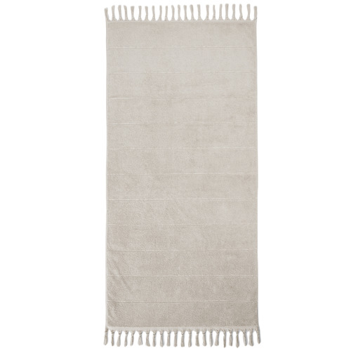 Fringed Paros 580GSM Cotton Bathroom Towels