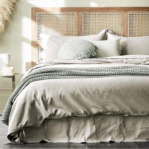 Natural Maison Vintage Linen-Blend Quilt Cover