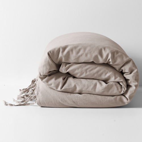 Nude Maison Vintage Linen-Blend Quilt Cover