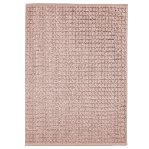 Pink Clay Waffle Cotton Towel