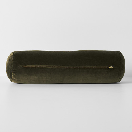 Aura By Tracie Ellis Luxury Velvet Bolster Cushion | Temple & Webster