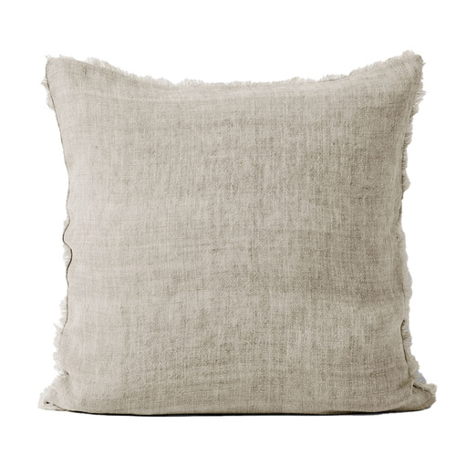 Natural Vintage Linen Cushion