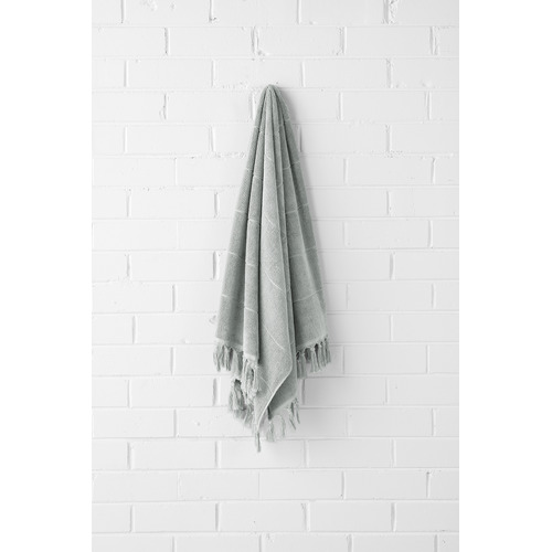 Fringed Paros 580GSM Cotton Bathroom Towels