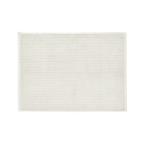 Paros Rib Reversible Cotton Bath Mat
