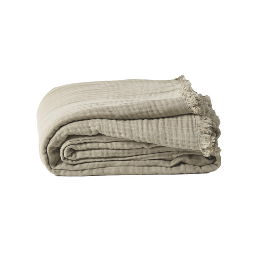 Crinkle Cotton Throw