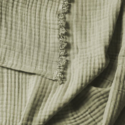 Crinkle Cotton Throw