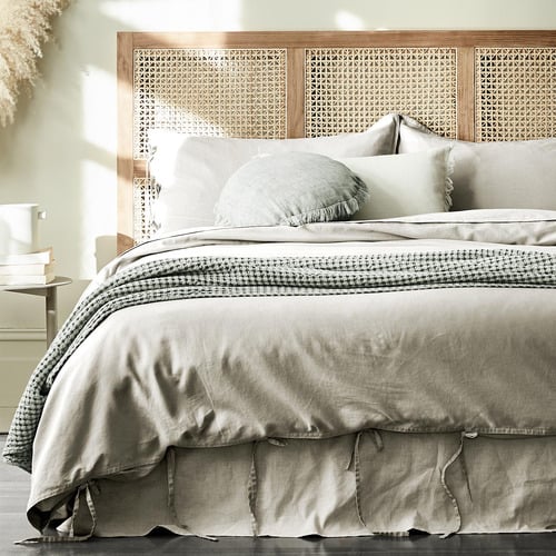 Natural Maison Vintage Linen-Blend Quilt Cover