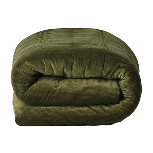 Caper Luxury Velvet Queen Quilt Cover