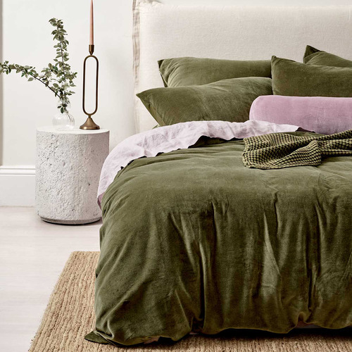 Caper Luxury Velvet European Pillowcase