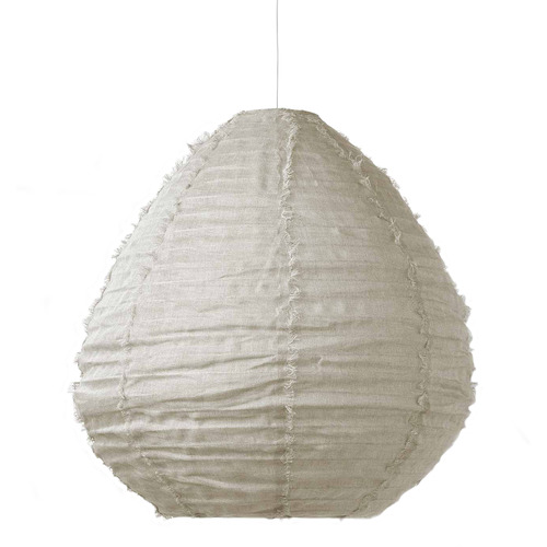 Cloud Fringed Pear Pendant Shade