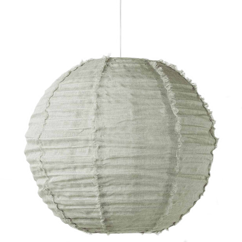Cloud Fringed Round Pendant Shade