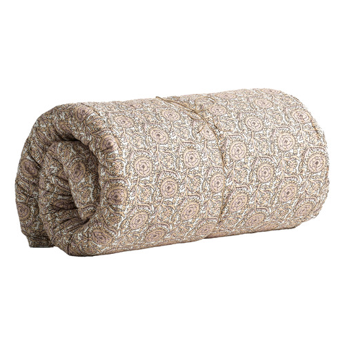 Blush Jaipur Cotton Coverlet