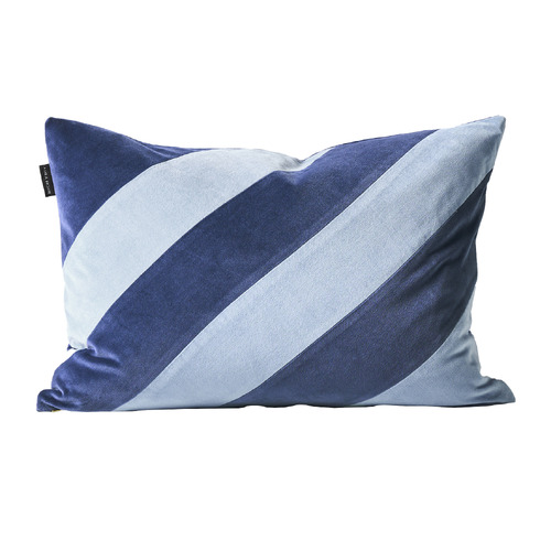 Striped Luxury Velvet Rectanglur Cushion