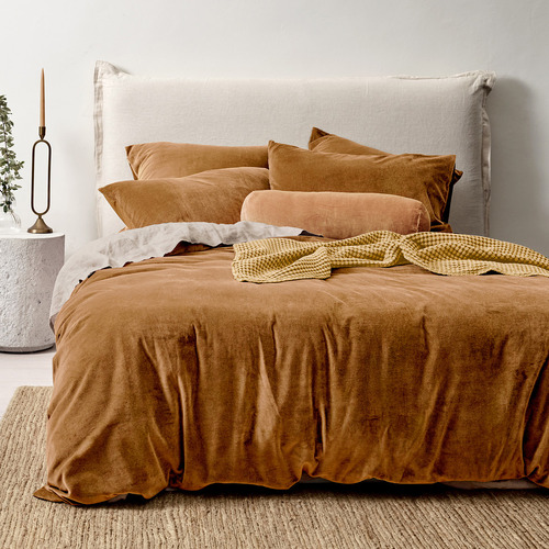 Maple Luxury Velvet Quilt Cover