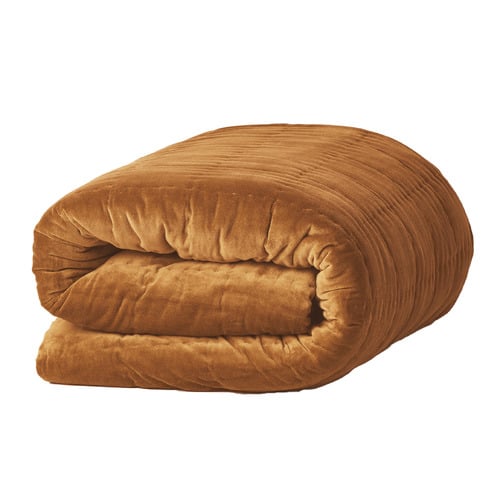Maple Luxury Velvet Coverlet