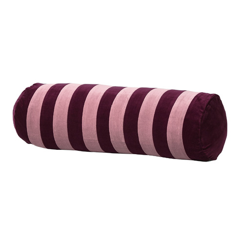 Striped Luxury Velvet Bolster Cushion