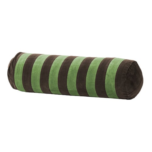 Striped Luxury Velvet Bolster Cushion