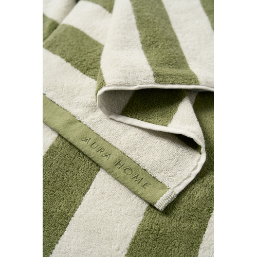 Riviera Stripe Cotton Bathroom Towels