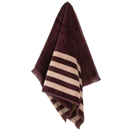 Palma Stripe Australian Cotton Bathroom Towels