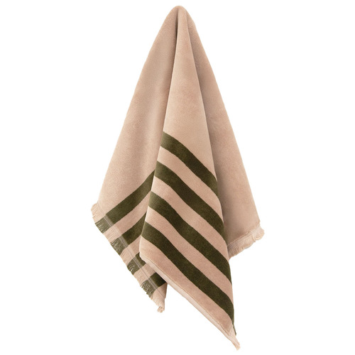 Palma Stripe Australian Cotton Bathroom Towels