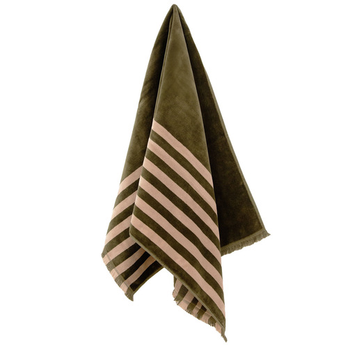 Palma Stripe Australian Cotton Bathroom Towels