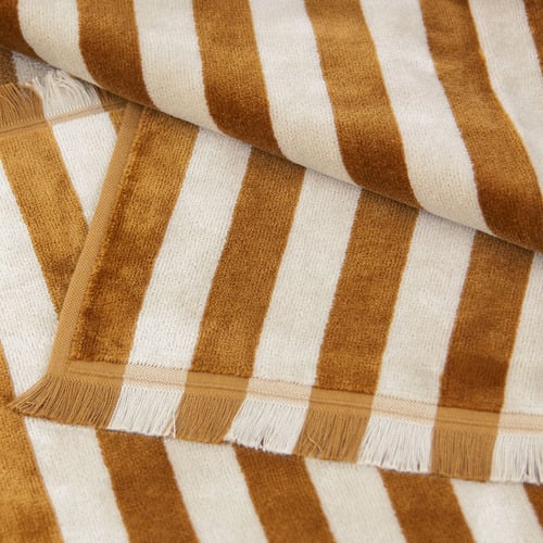 Palma Stripe Australian Cotton Bathroom Towels