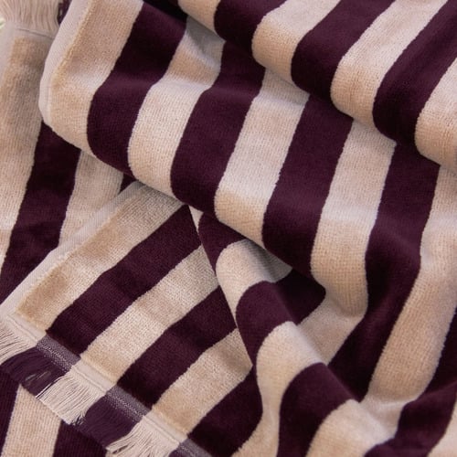Palma Stripe Australian Cotton Bathroom Towels