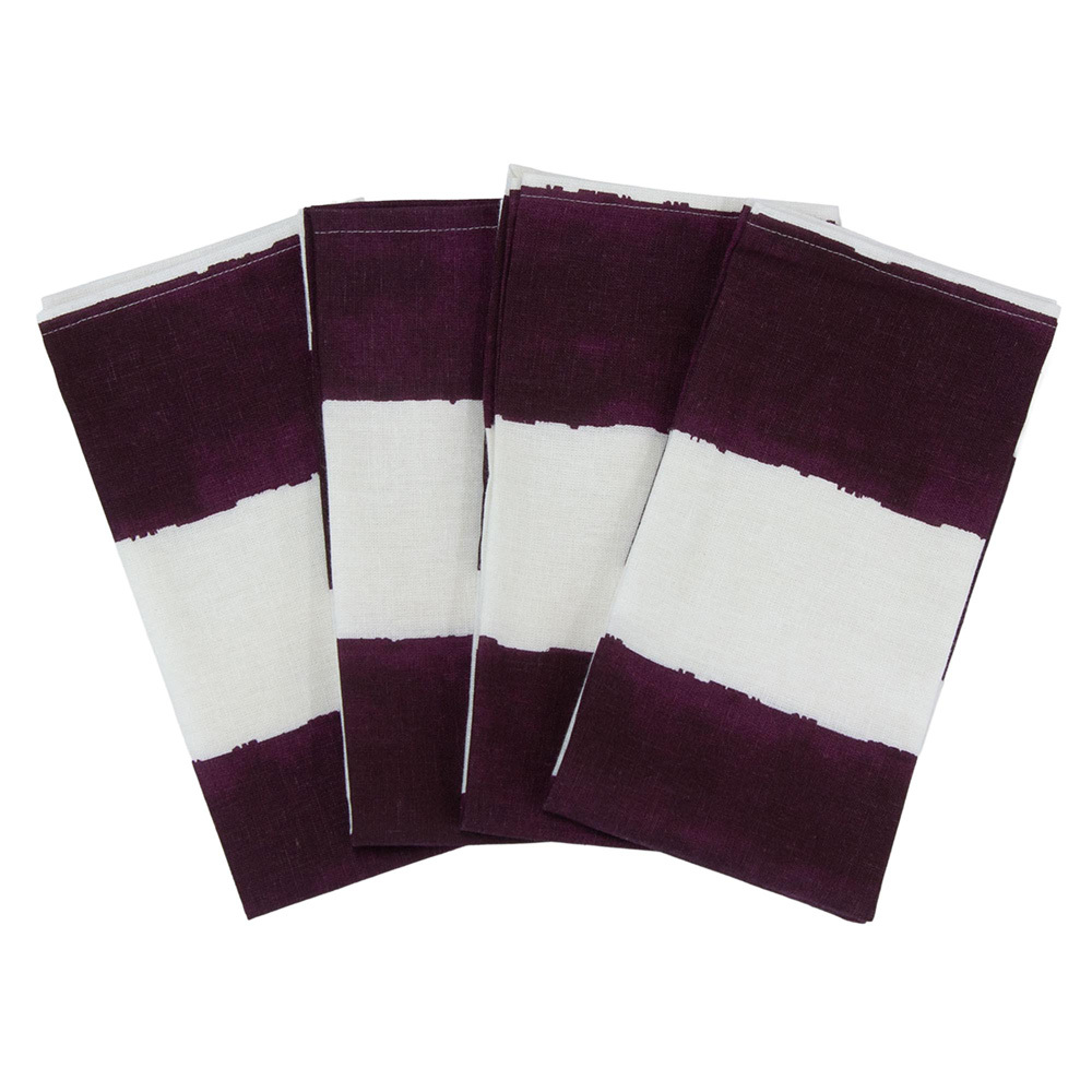 Riviera Stripe Cotton & Linen Napkins