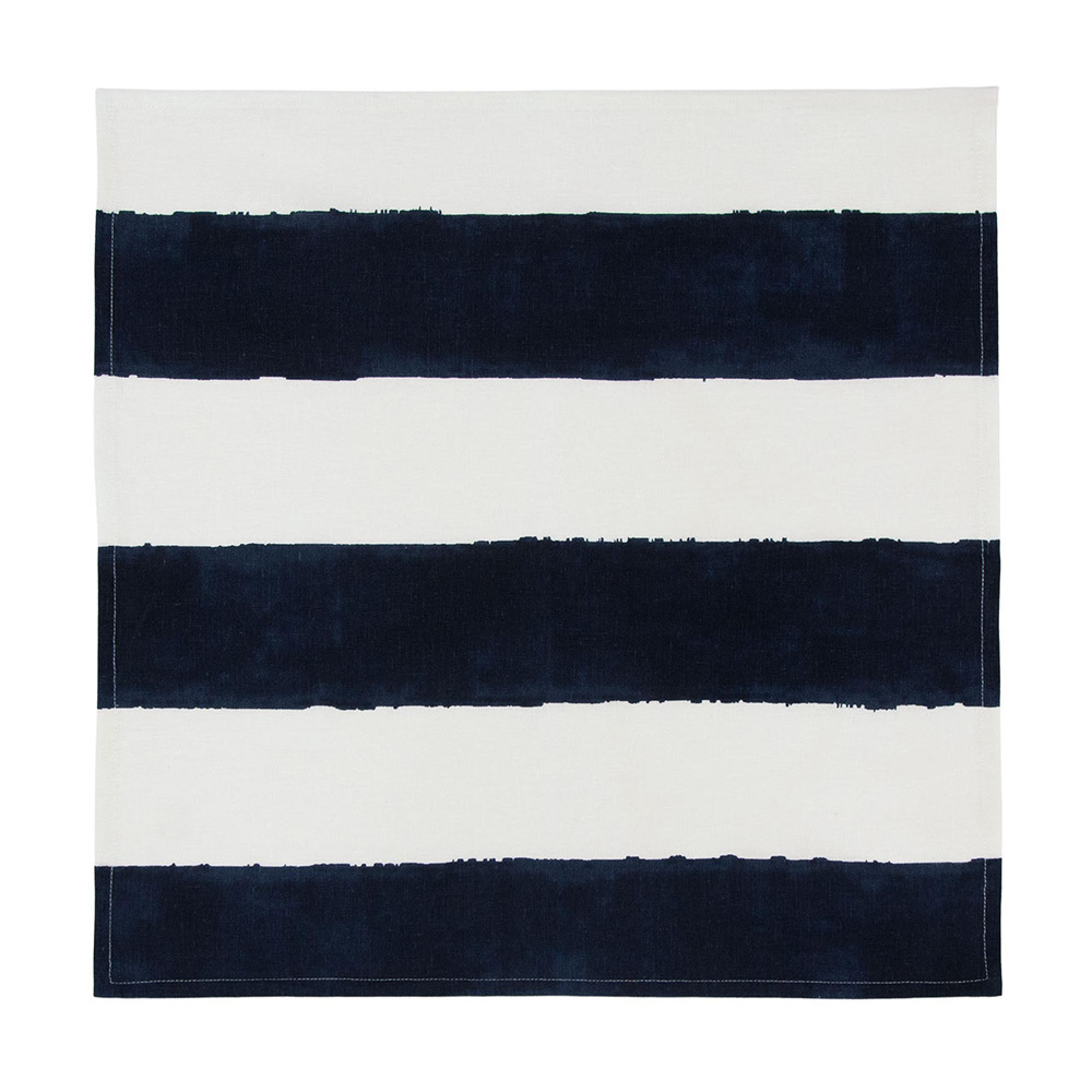 Riviera Stripe Cotton & Linen Napkins