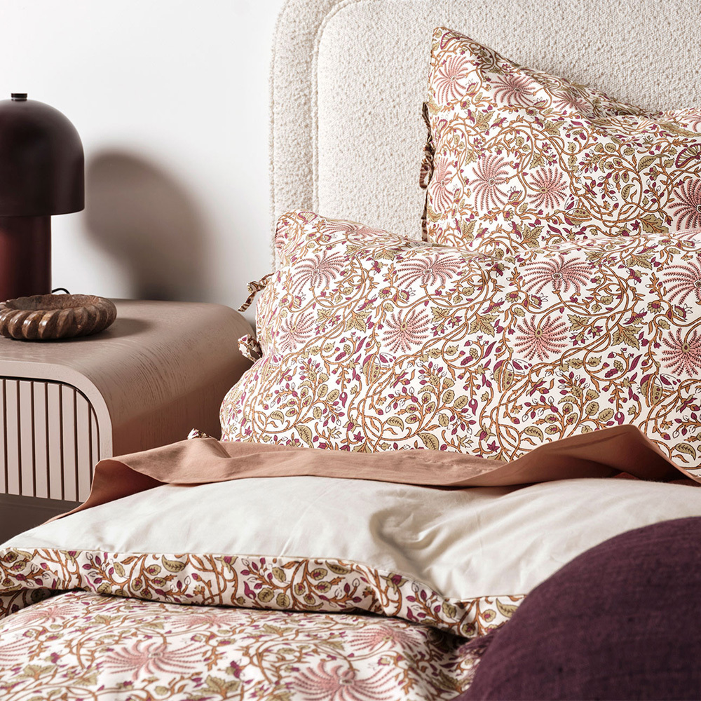 Mulberry Oasis Cotton Quilt Cover Set