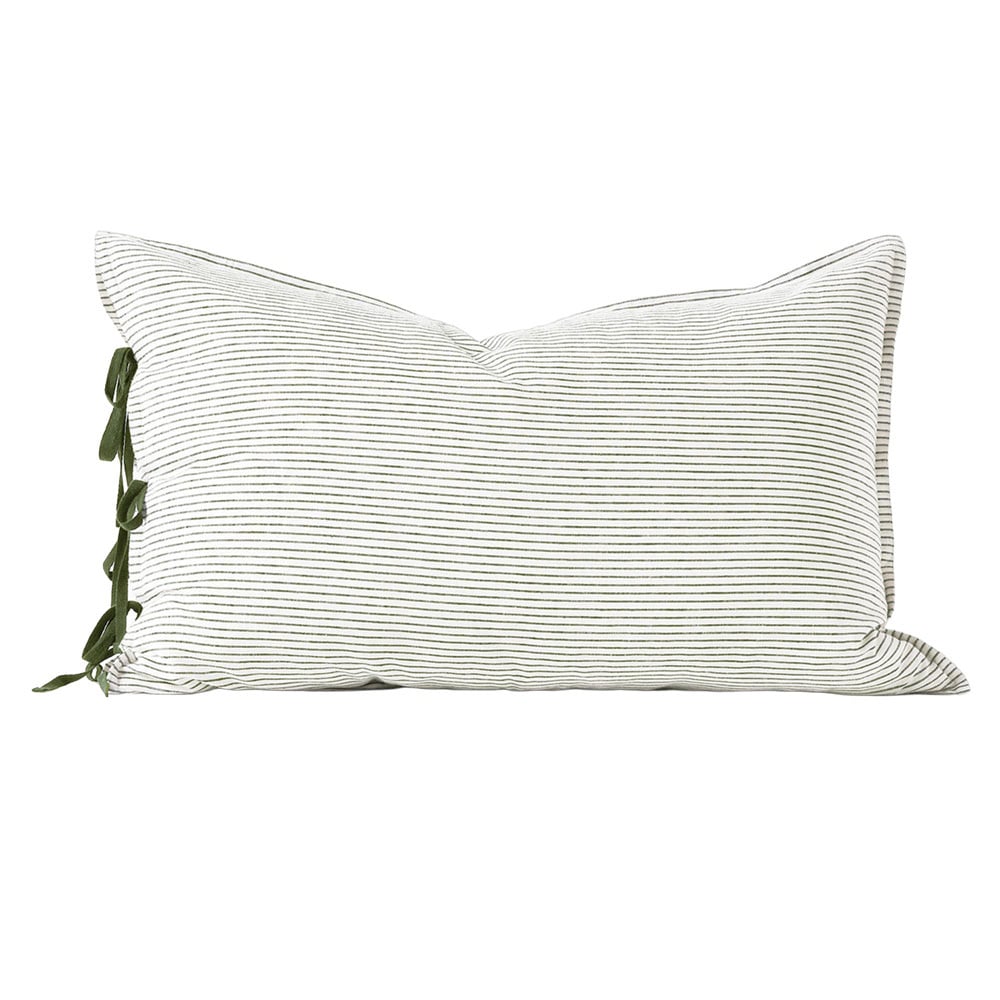 Chambray Mini Stripe Linen & Cotton Standard Pillowcase