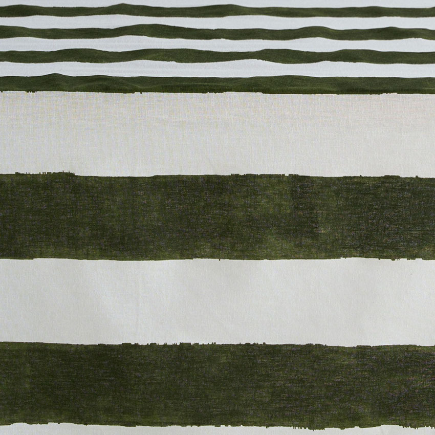 Riviera Stripe Cotton & Linen Tablecloth