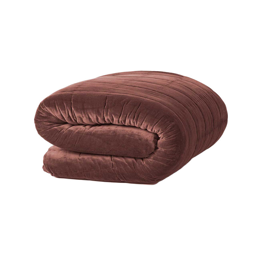 Luxury Cotton Velvet Coverlet