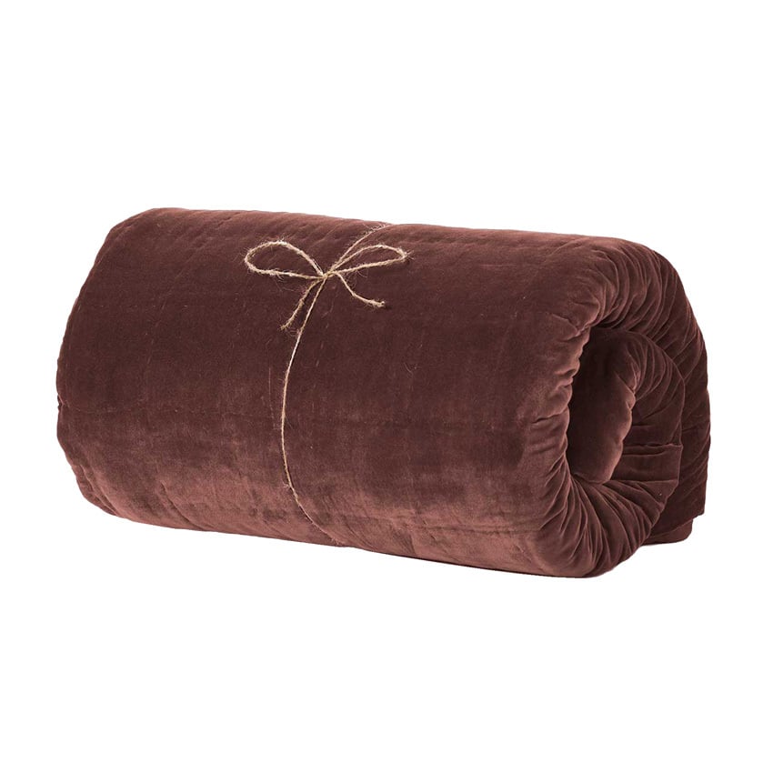 Luxury Cotton Velvet Coverlet