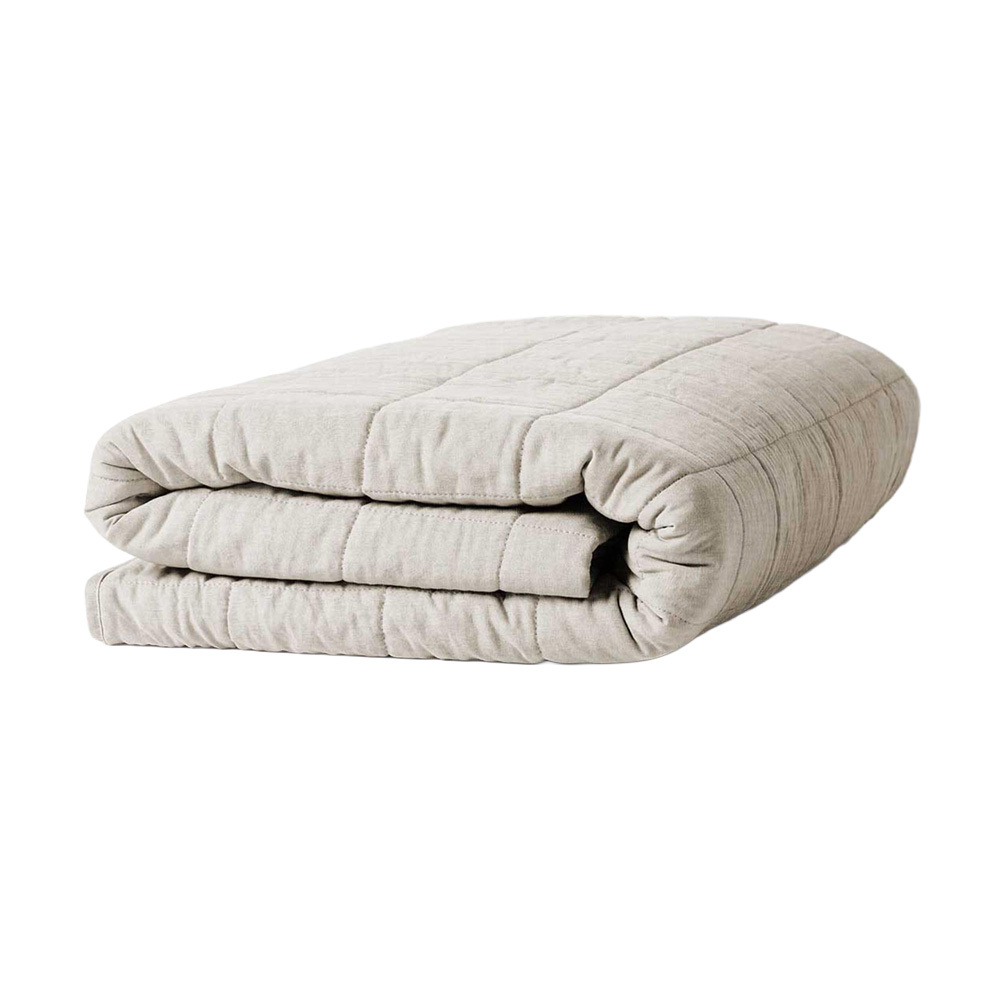 Chambray Linen & Cotton Coverlet