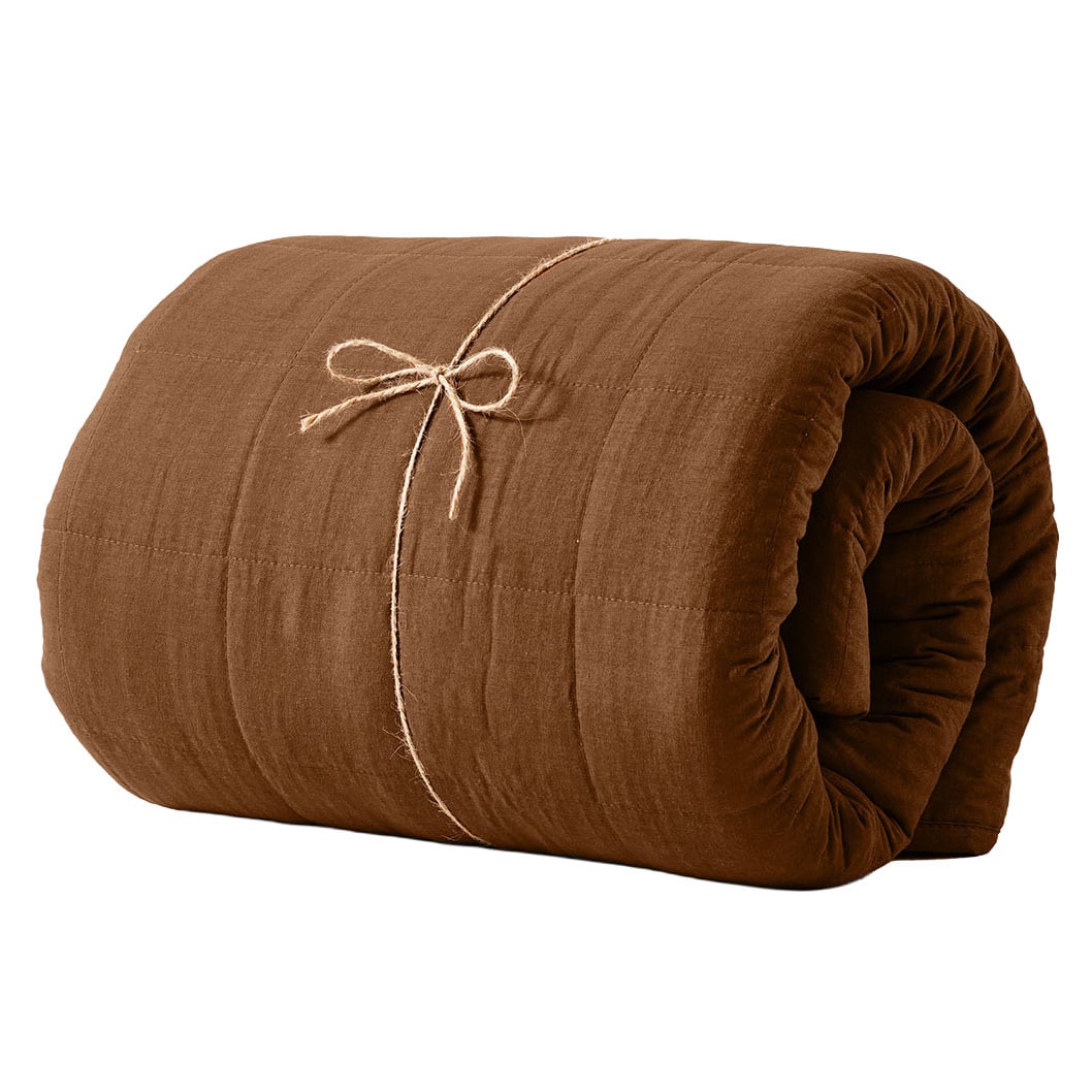 Maison Vintage Linen & Cotton Coverlet