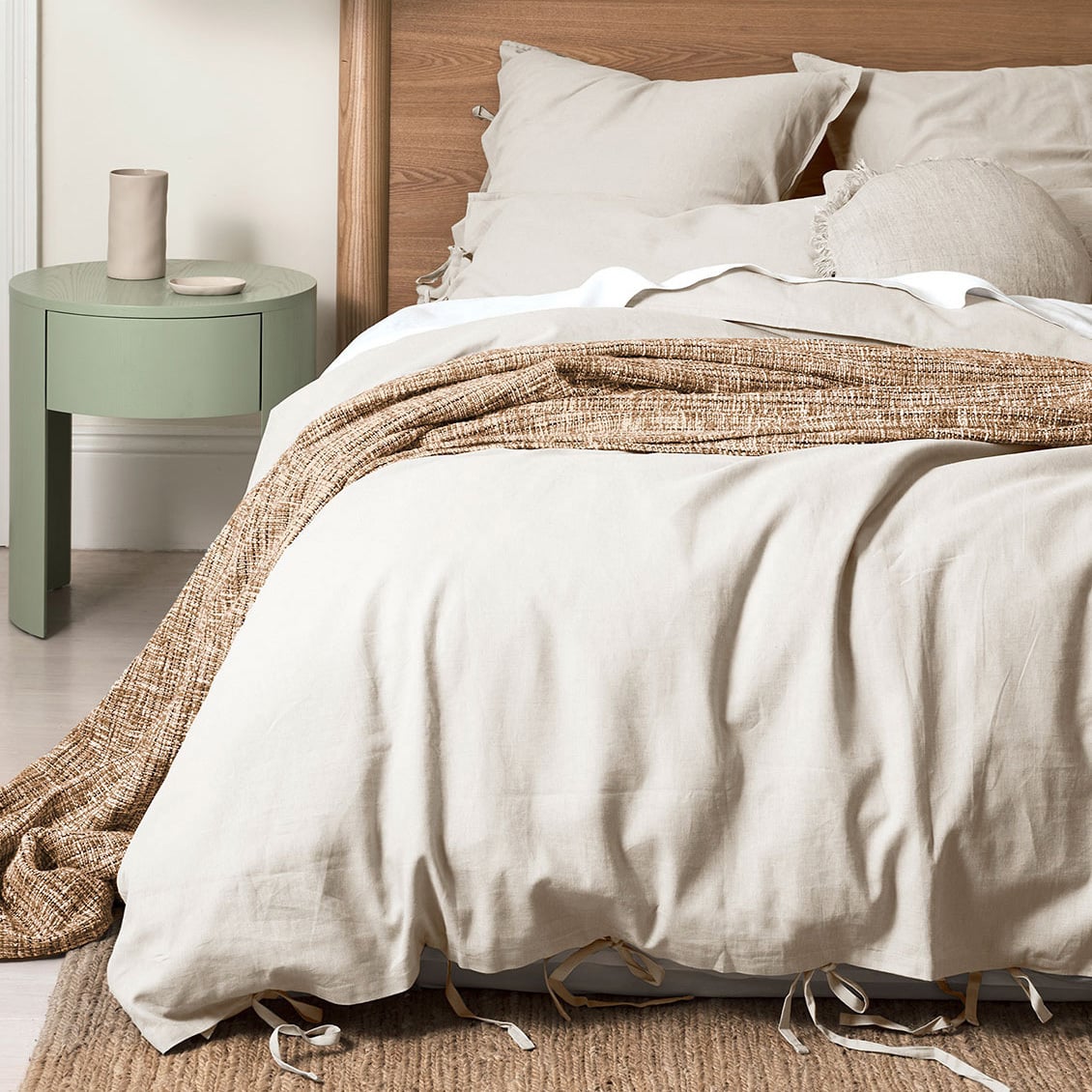 Maison Vintage Linen & Cotton Quilt Cover Set