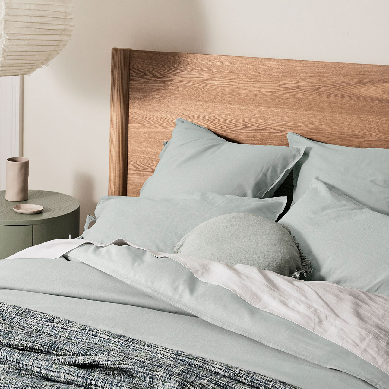 Maison Vintage Linen & Cotton Standard Pillowcase