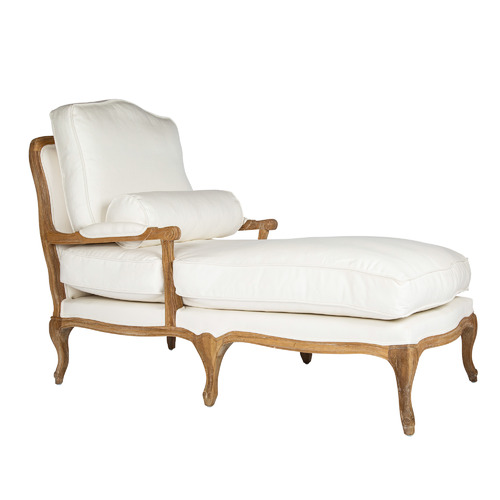 Balmoral Lane Cream Adelaide Chaise Lounge Temple & Webster