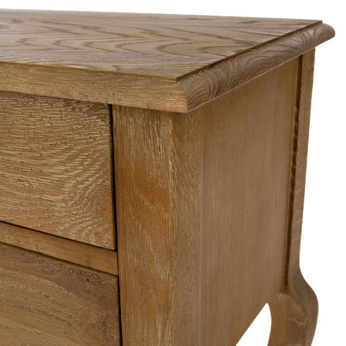 Hendrik Oak Wood Bedside Table Temple & ster