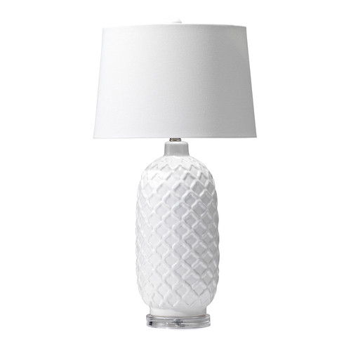 White Morocco Table Lamp