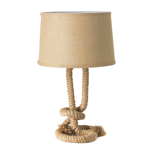 Hyde Park Home 66cm Sea Rope Table Lamp | Temple & Webster