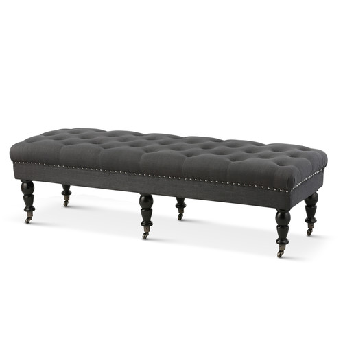 Charcoal Emilie Dressing Bench