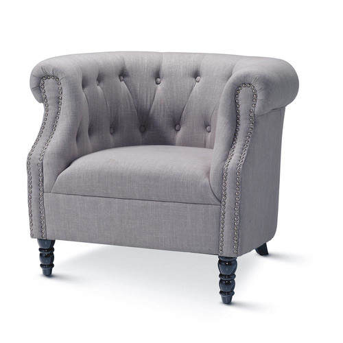 Grey Madeline Tub Chair Temple & ster