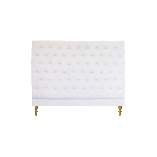 Linen White Charlotte Chesterfield Bedhead