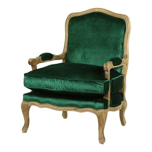 Hyde Park Home Emerald French Provincial Mila Occasional Chair | Temple ...