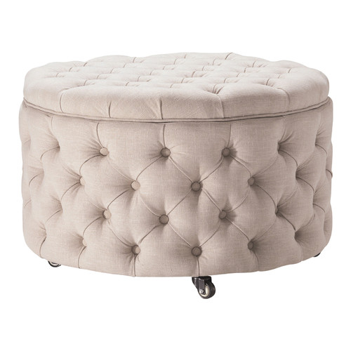 Large Latte Emma Storage Ottoman