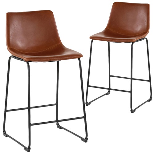 Houston Faux Leather Counter Stools Temple & ster